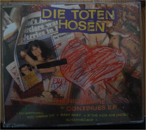 Die Toten Hosen – The Nightmare Continues E.P. (1992) CD EP