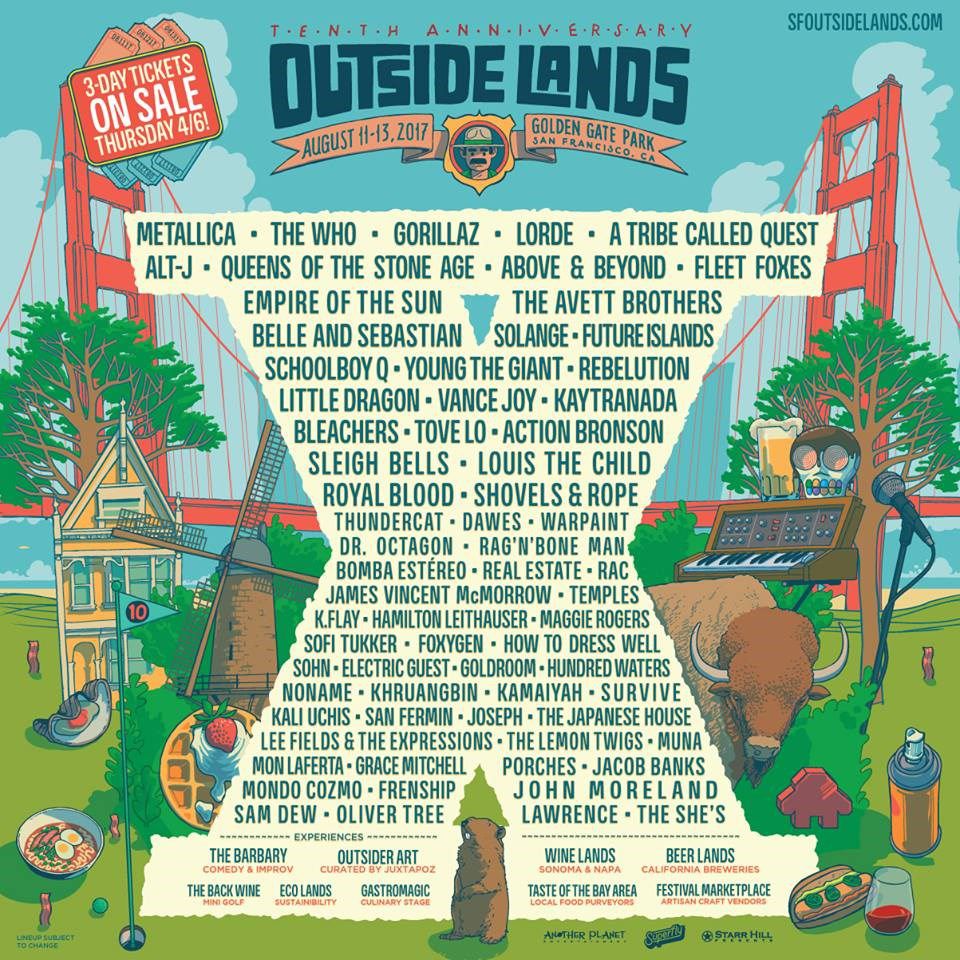 osl 17 Outside Lands 2017 Lineup: Two Days Later