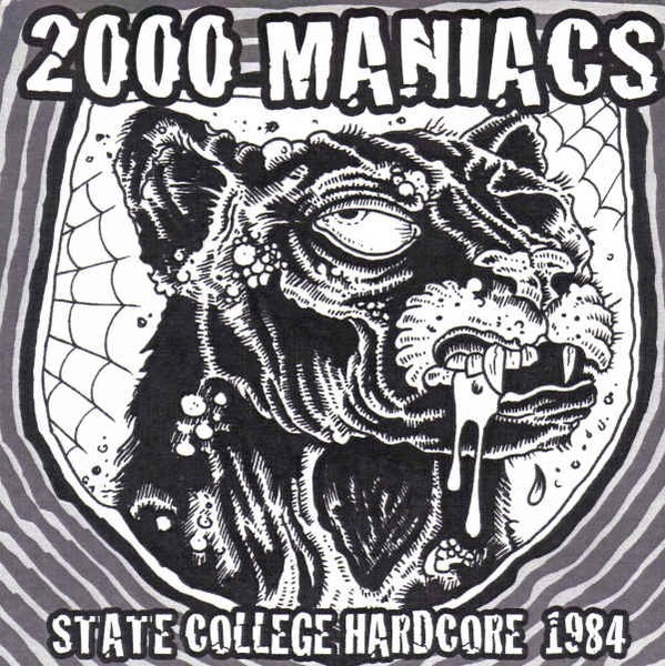 2000 Maniacs – State College Hardcore 1984 (2022) Vinyl 7″ EP
