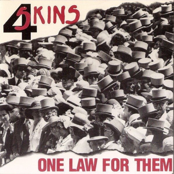 4 Skins – One Law For Them (1981) Vinyl Album 7″