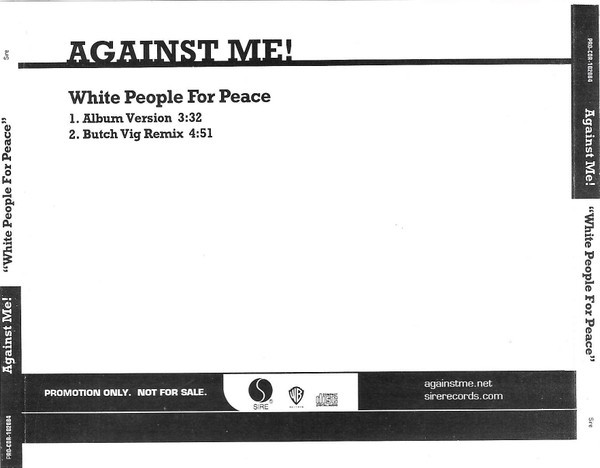 Against Me! – White People For Peace (2022) CD Album