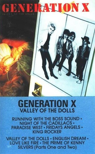 Generation X – Valley Of The Dolls (1978) Cassette Album Reissue