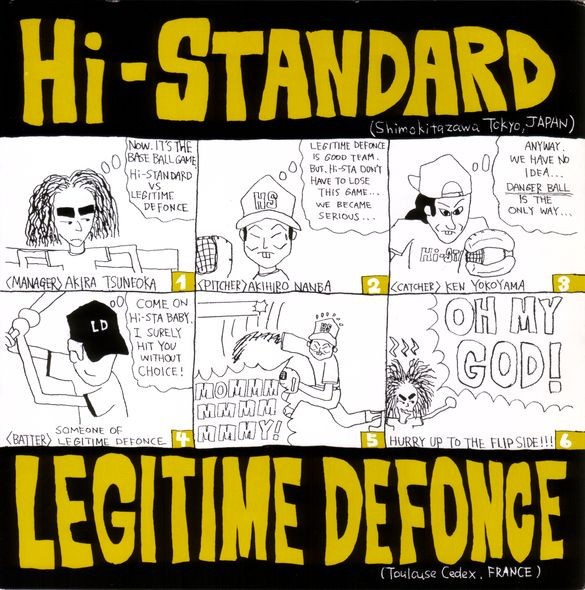 Légitime Défonce – Hi-Standard / Legitime Defonce (2022) Vinyl 7″