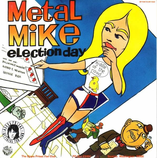 Metal Mike – Election Day (1992) Vinyl Album 7″