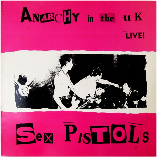 Sex Pistols – Anarchy In The UK – Live (1985) Vinyl LP
