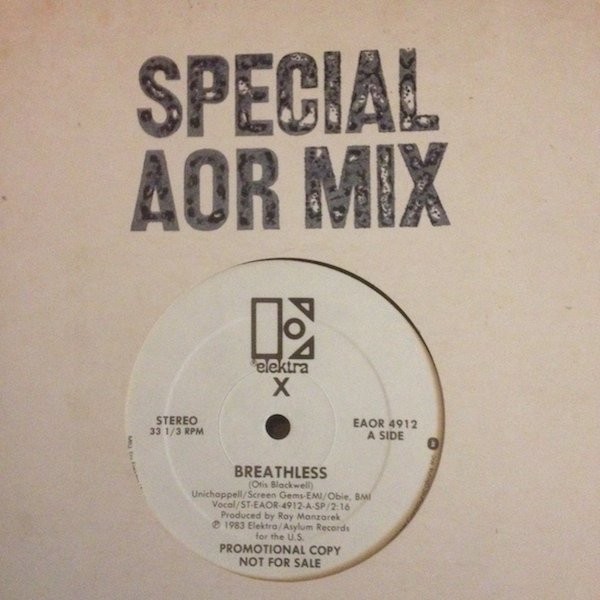 X – Breathless (1983) Vinyl 12″