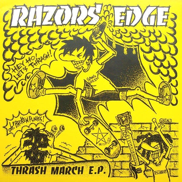 Razors Edge – Thrash March E.P. (1998) Vinyl 7″ EP Reissue