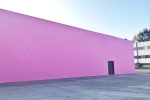 pink wall Where to Find Los Angeles Best Painted Walls