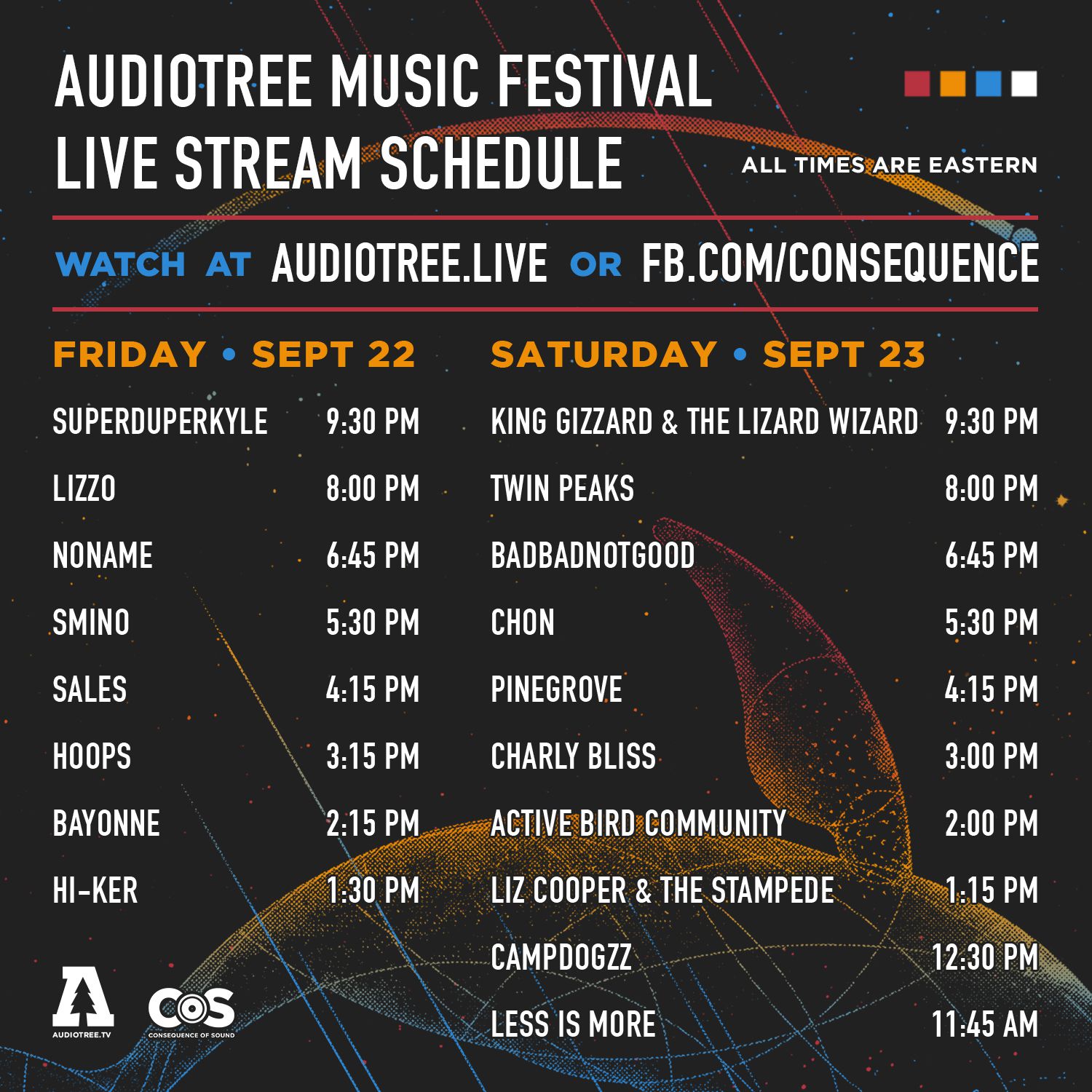 atmf live stream 1x1 1 Consequence of Sound to live stream this weekends Audiotree Music Festival