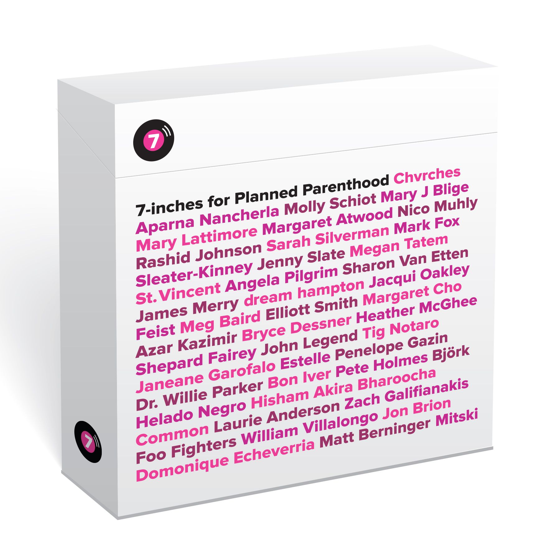 box 1800x1800 Foo Fighters, Björk, Bon Iver, more contribute to 7 inch series benefitting Planned Parenthood