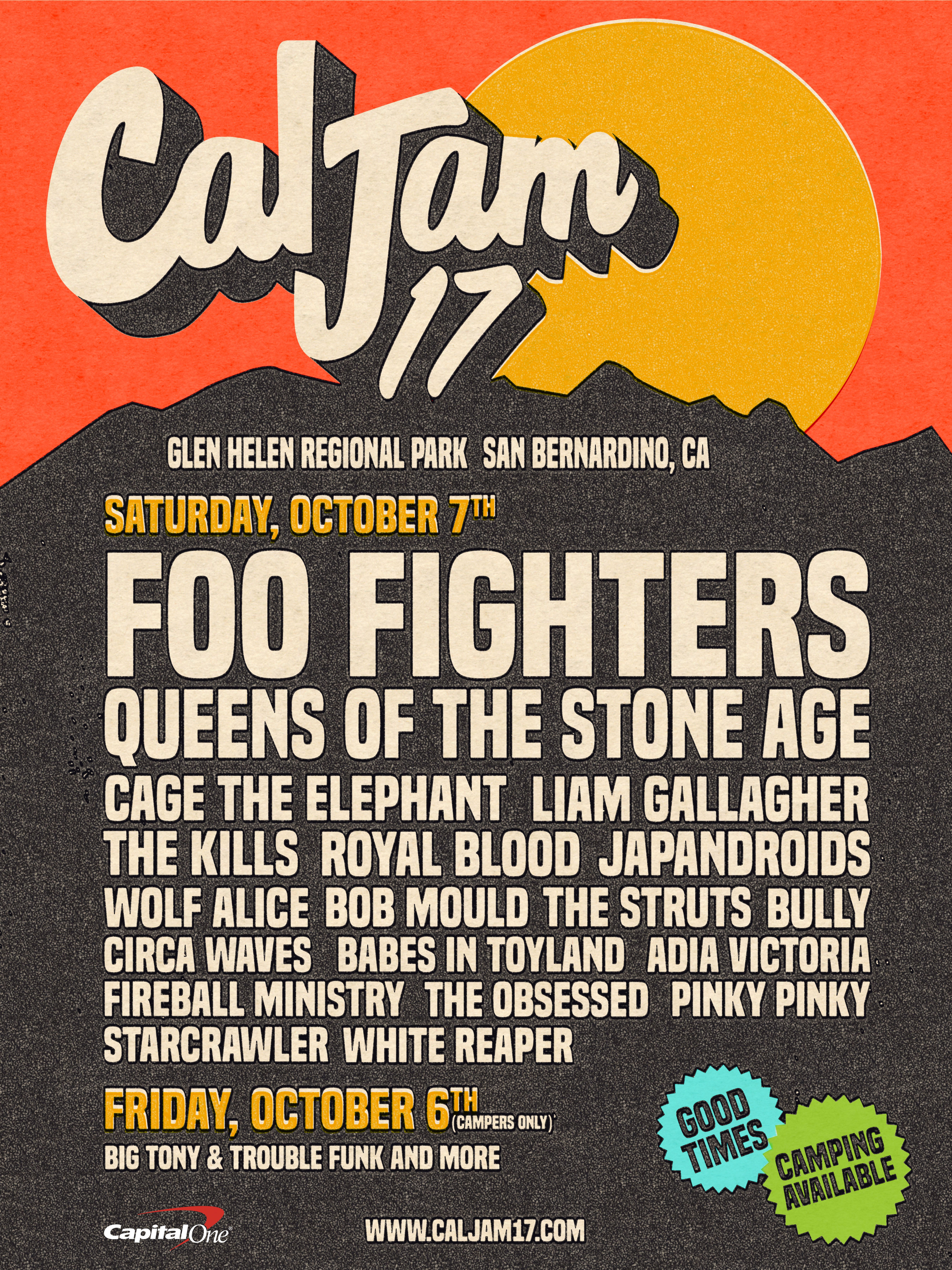 caljam 17 poster web Win tickets to Foo Fighters Cal JAM 17