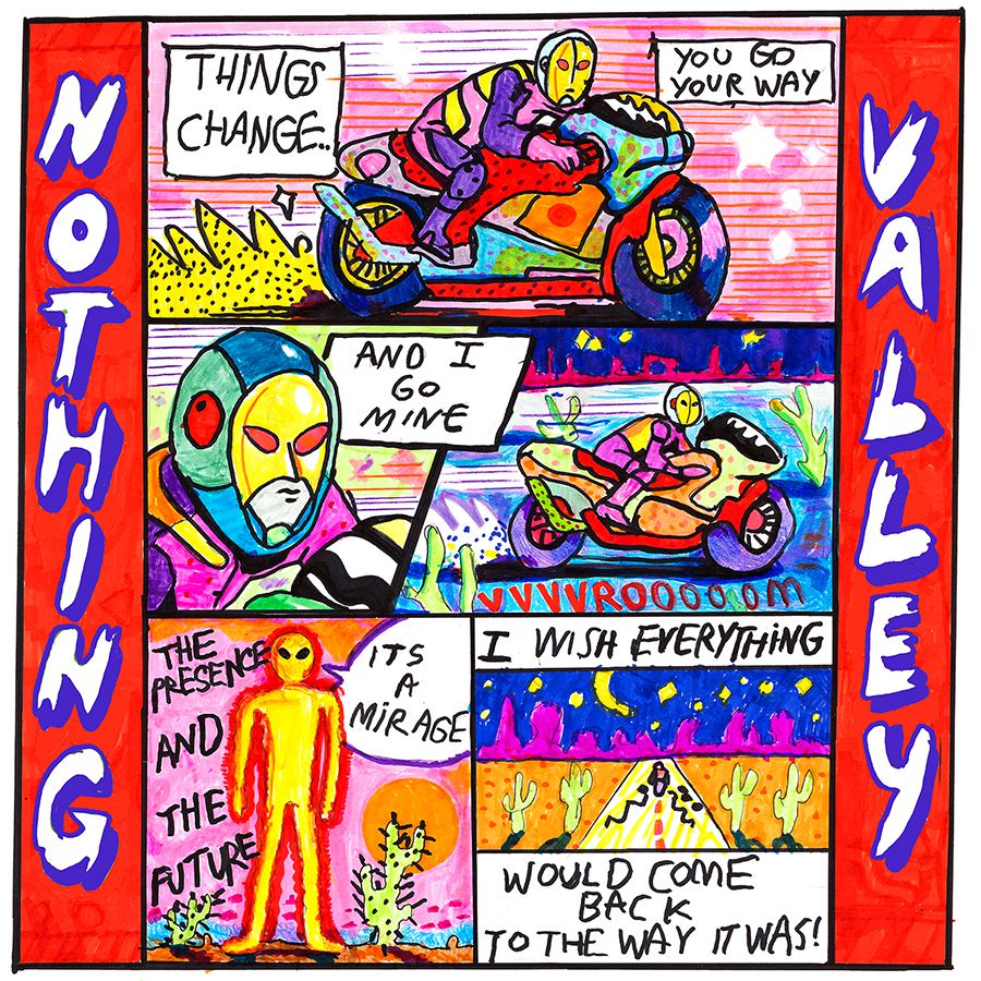 melkbelly nothingvalley albumart Artist of the Month Melkbelly on Family Matters, Van Life, and Keeping Gross but Cute