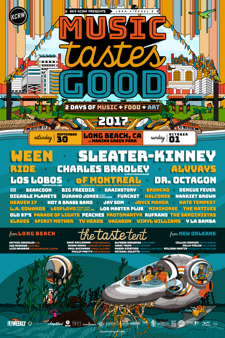 music tastes good1 Ween, Sleater Kinney, Ride, and more to play Music Tastes Good Festival 2017