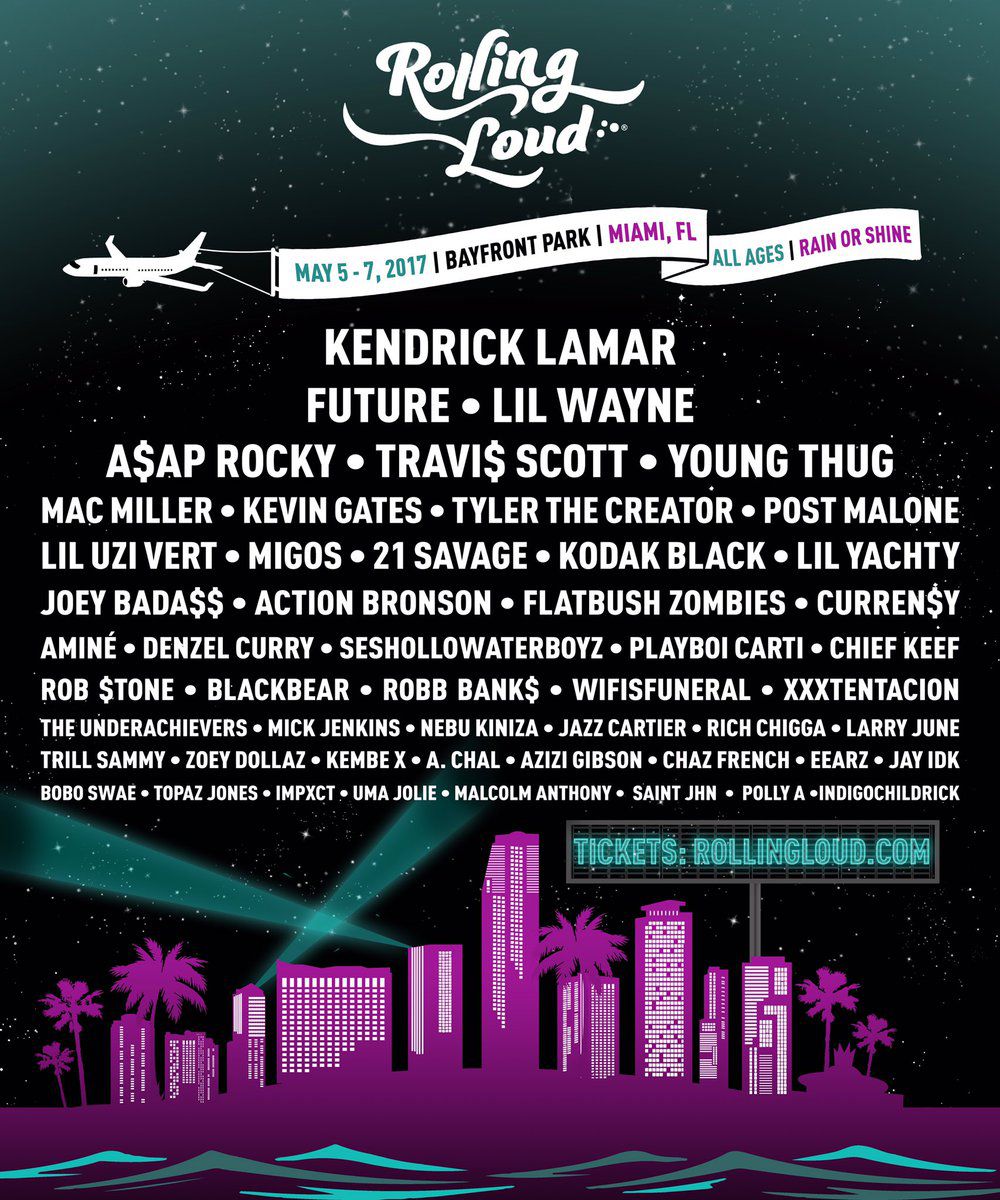 rolling loud 2017 Miamis Rolling Loud Festival wont be canceled, will go on as planned
