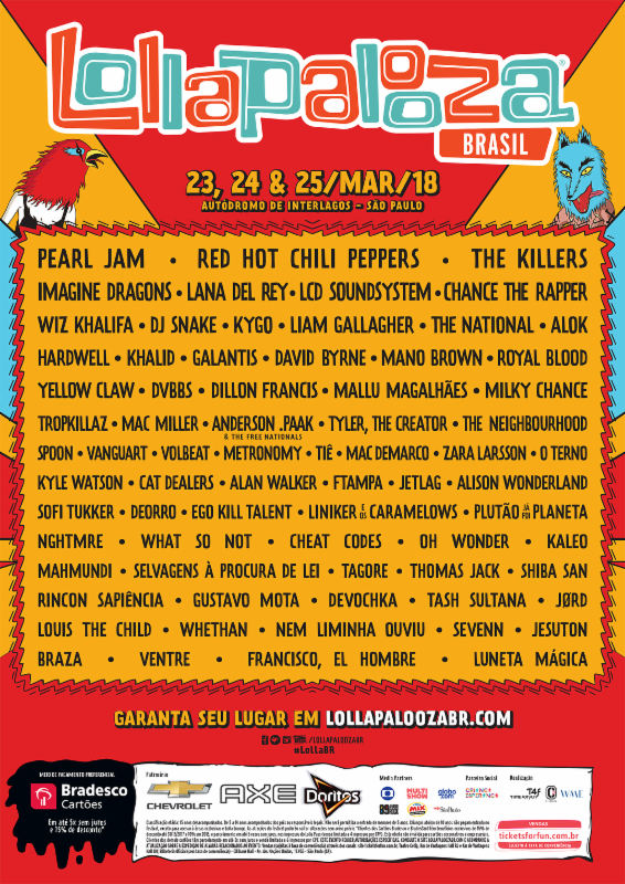 unnamed 21 Lollapalooza reveals 2018 lineups for Brazil, Argentina, and Chile festivals