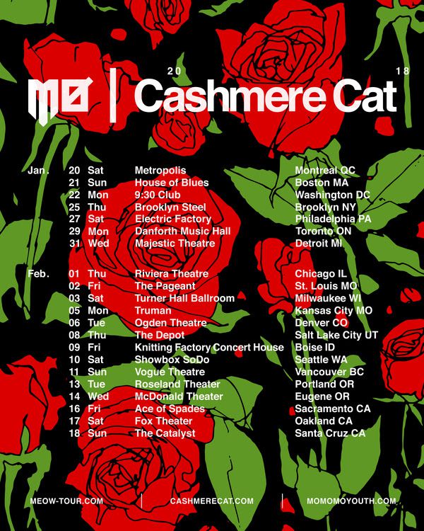 unnamed 50  MØ and Cashmere Cat announce co headlining MEØW tour of North America