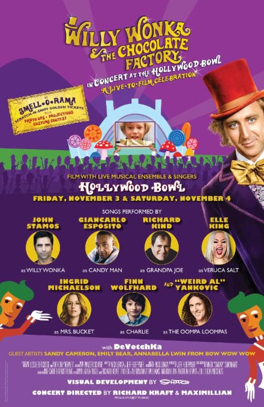 unnamed 84 Weird Al Yankovic, Finn Wolfhard, John Stamos to star in live staging of Willy Wonka & The Chocolate Factory
