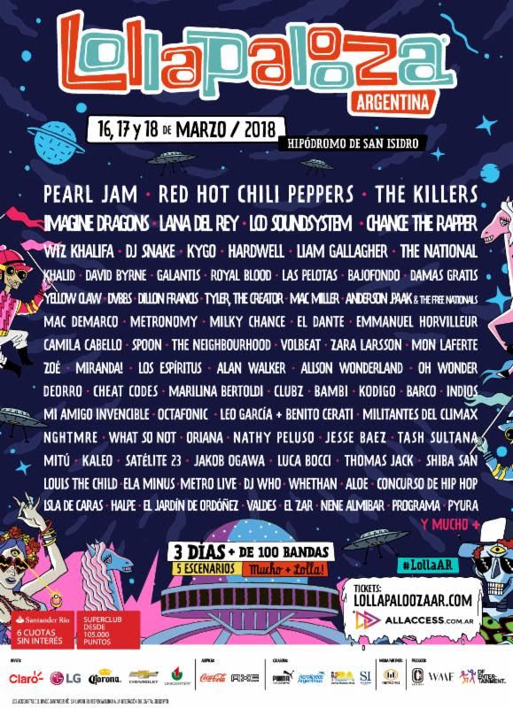 unnamed 90 Lollapalooza reveals 2018 lineups for Brazil, Argentina, and Chile festivals