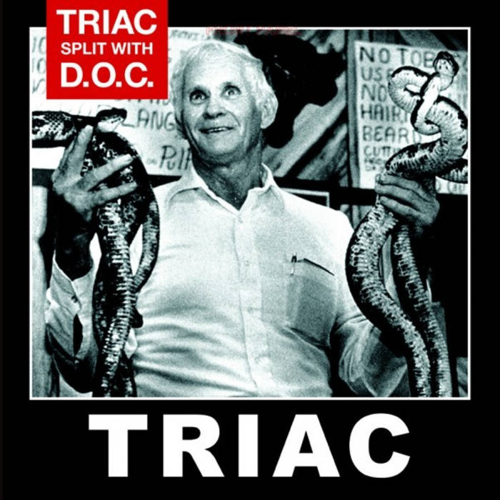 TRIAC / DISCIPLES OF CHRIST Split LP cover art