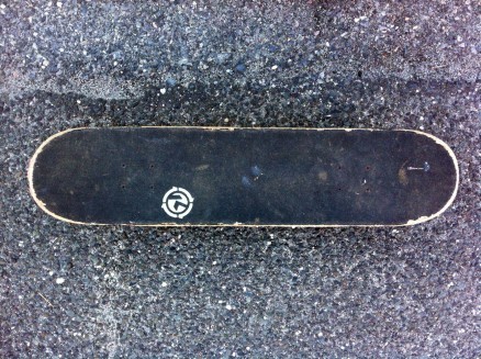 Top of the skateboard-artifact.